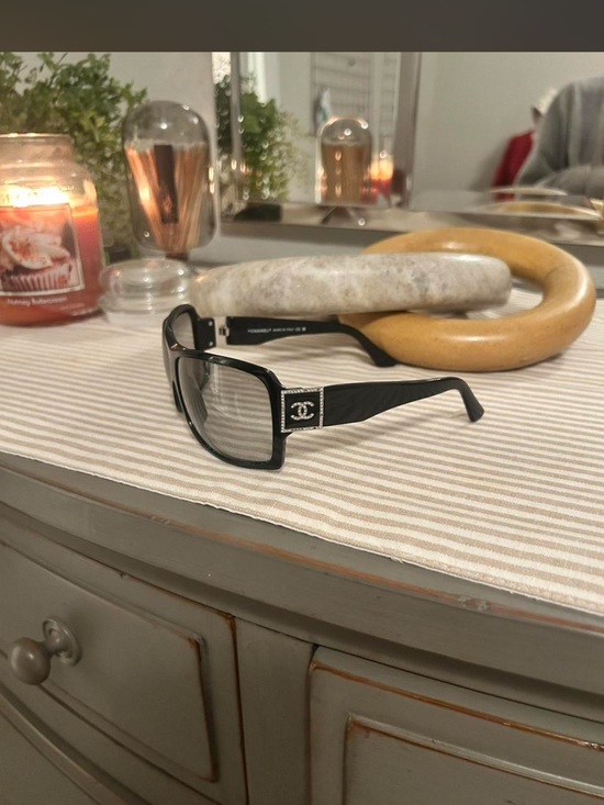 CHANEL Accessories - Chanel rhinestone sunglasses